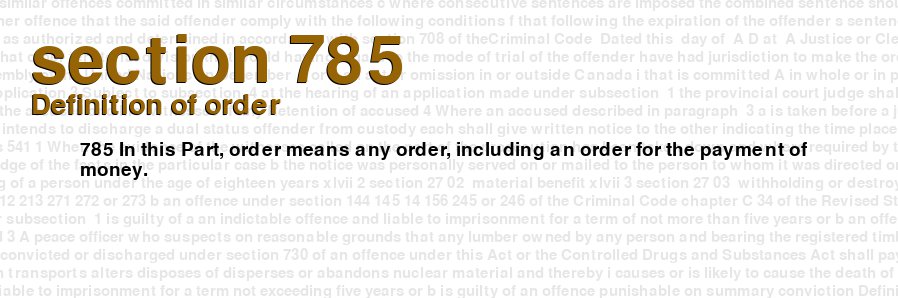Definition of order