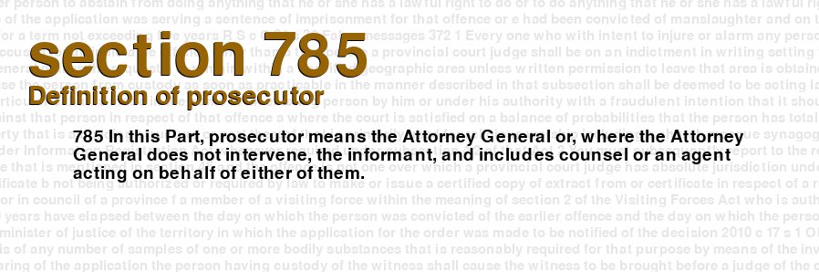 Definition of prosecutor