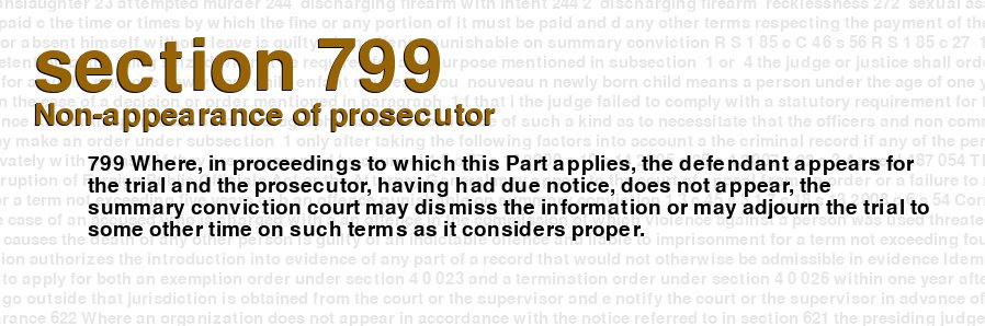 Non-appearance of prosecutor