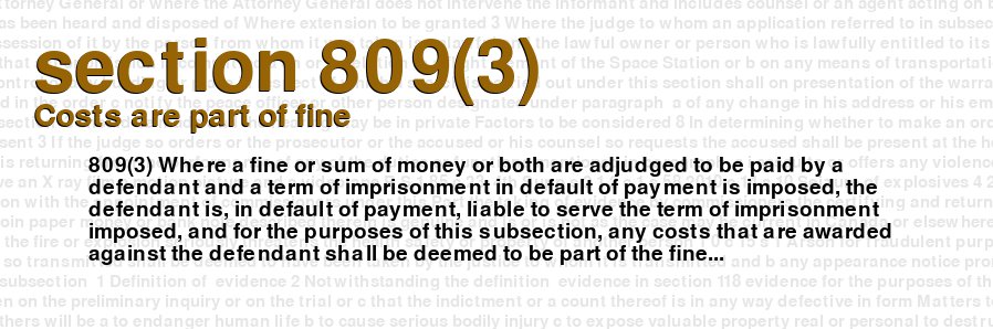 Costs are part of fine