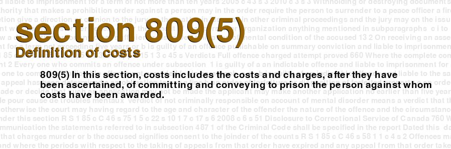 Definition of costs