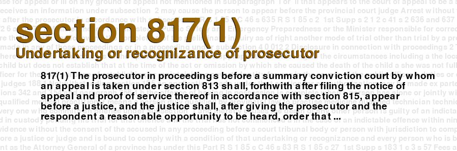 Undertaking or recognizance of prosecutor