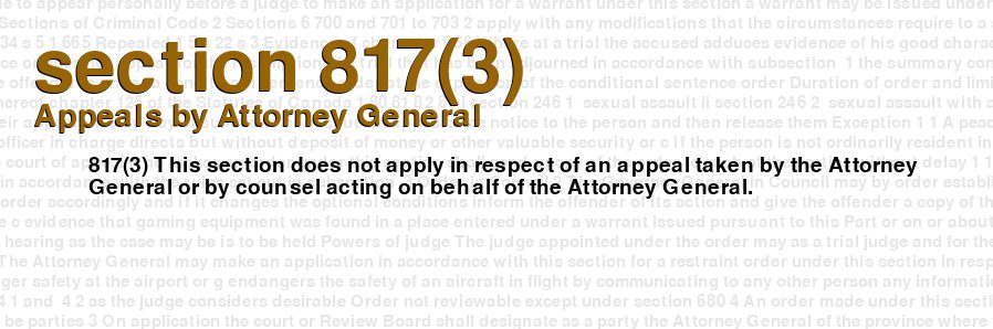 Appeals by Attorney General