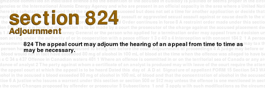 Adjournment