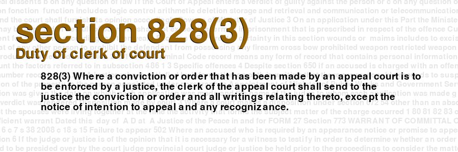 Duty of clerk of court
