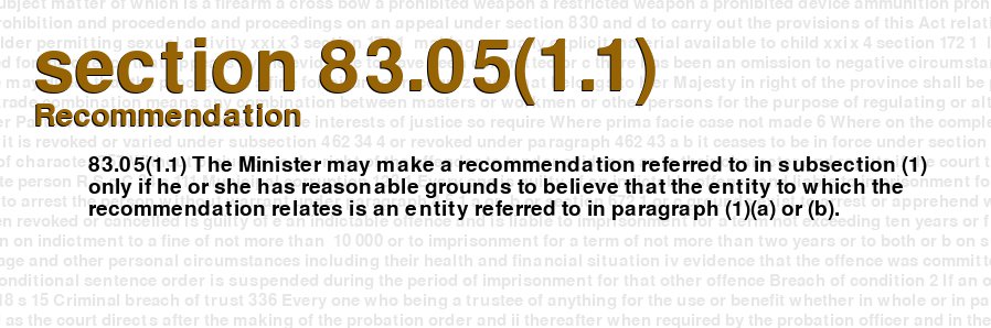 Recommendation