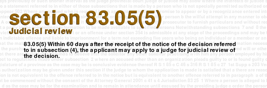 Judicial review