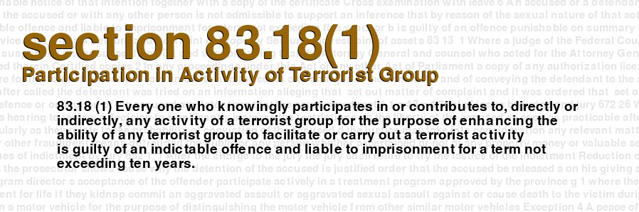 Participation in Activity of Terrorist Group