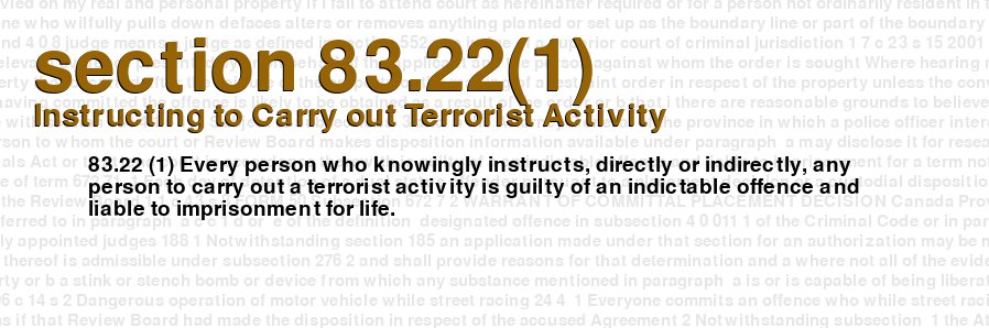 Instructing to Carry out Terrorist Activity