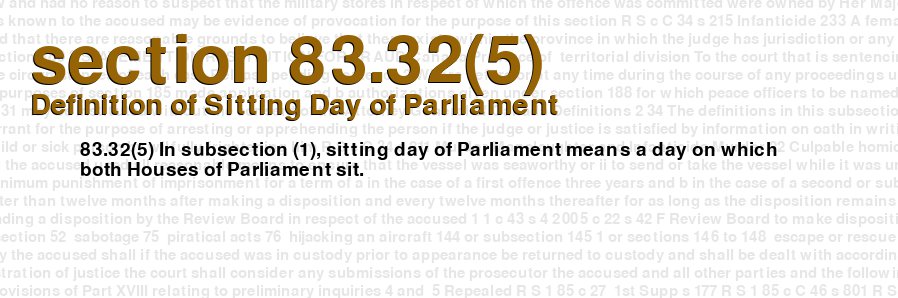 Definition of Sitting Day of Parliament