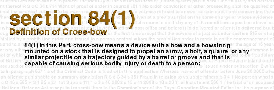 Definition of Cross-bow
