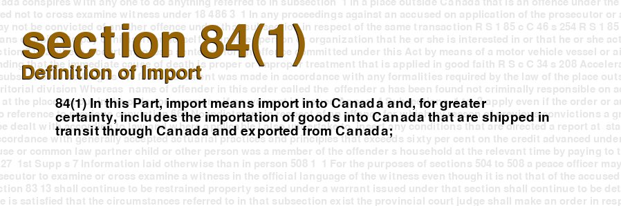 Definition of Import