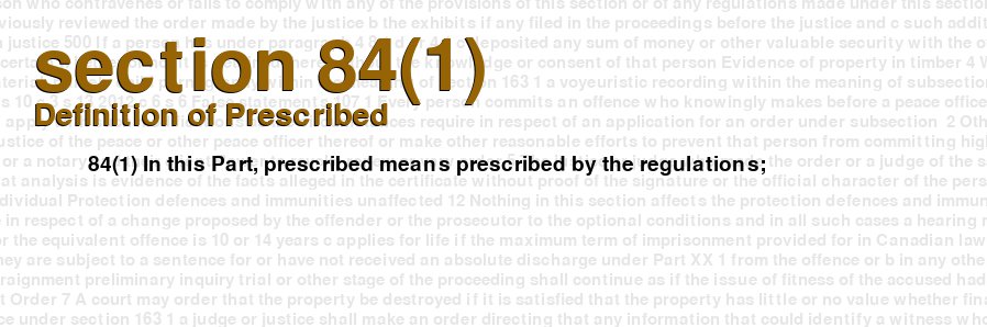 Definition of Prescribed
