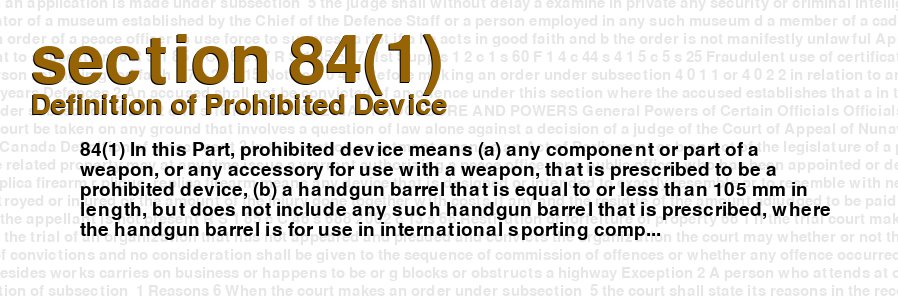 Definition of Prohibited Device