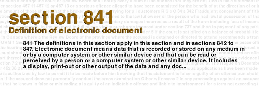 Definition of electronic document