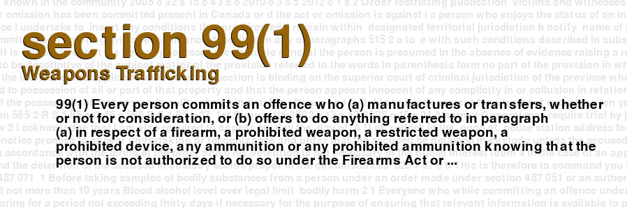Weapons Trafficking